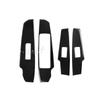Carbon Fiber Car Window Lift Control Pane Carl Sticker for Lexus IS250 300H Auto Interior Car Styling Accessories