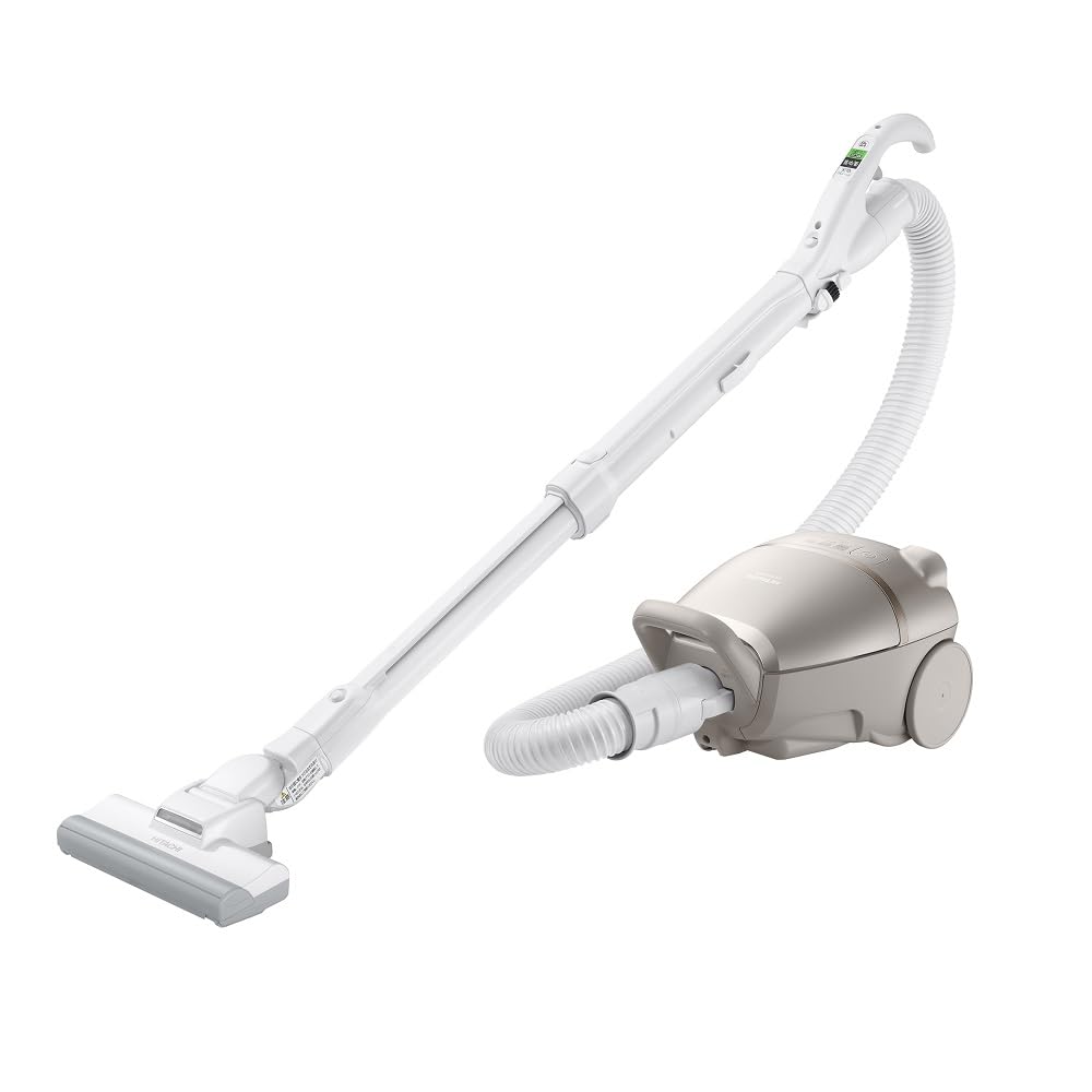 Пылесос Hitachi Paper Pack Type N Light Gold Сделано в Японии Интенсивная мощность 650 Вт Маленький легкий CV-KP300L Самоходный