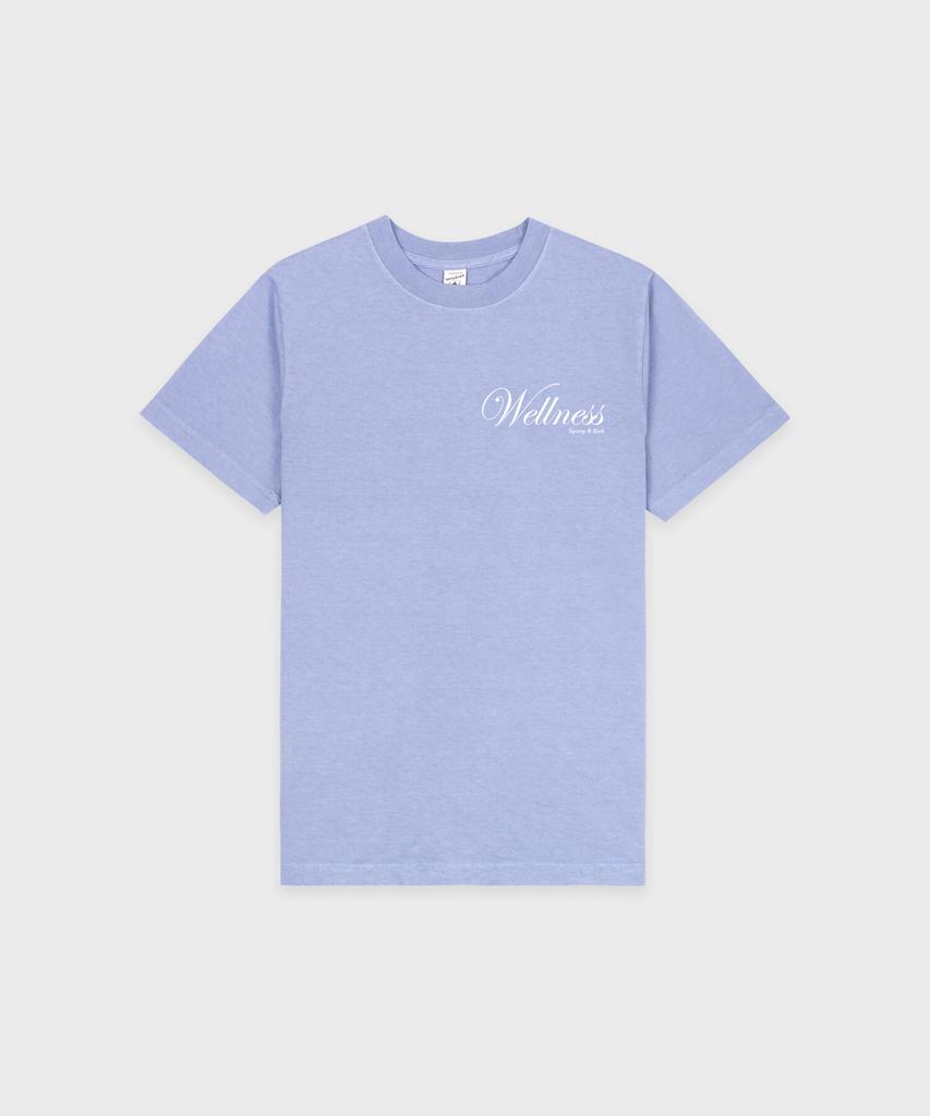 SPORTY&RICH Avenue T-Shirt Unisex - Periwinkle R265Aut003