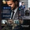 Наушники Bluetooth с искусственным интеллектом и функцией перевода, с цветным ЖК-экраном, шумоподавлением, спортивные наушники