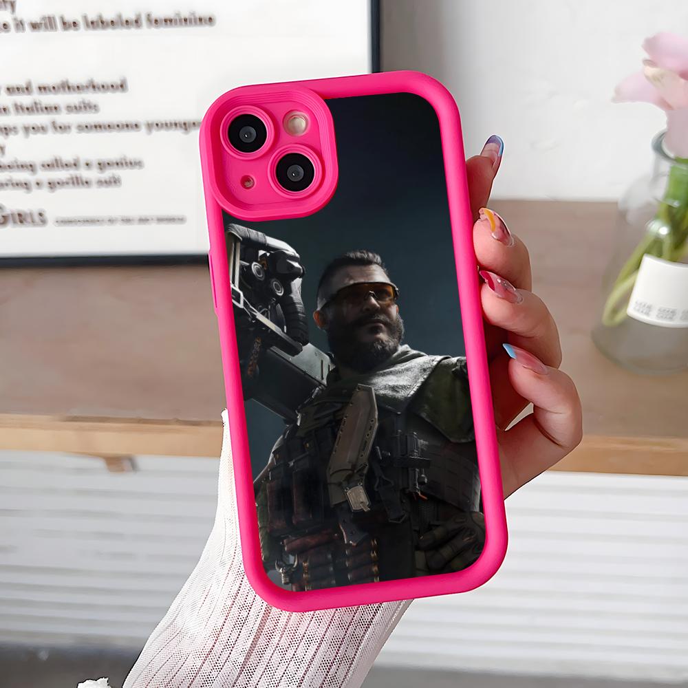 Игровой чехол Delta Force Утолщенный ТПУ Чехол для мобильного телефона для iPhone 17 16 15 14 13 12 11 Air Pro Max Plus Цветная крышка