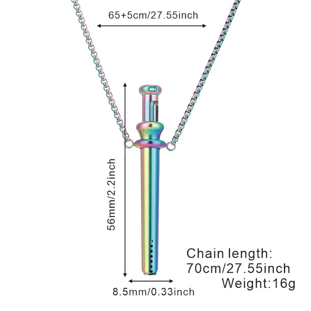 Свисток-подвеска для дыхания из нержавеющей стали, ожерелье для дыхания при тревоге, украшение для медитации для облегчения тревоги и стресса