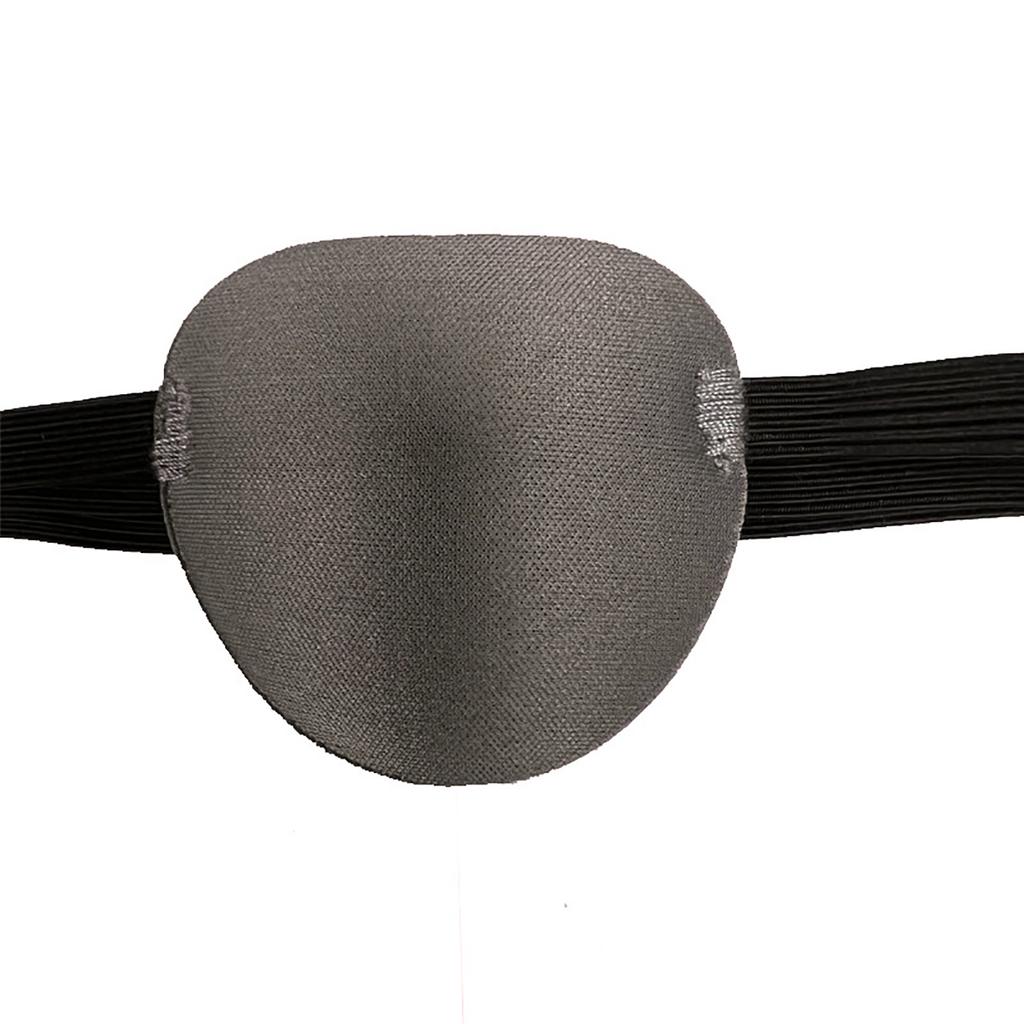 Пиратская повязка на глаз унисекс, черная, на один глаз, повязка на глаз, моющаяся, регулируемая, вогнутая, детский пиратский костюм для косплея