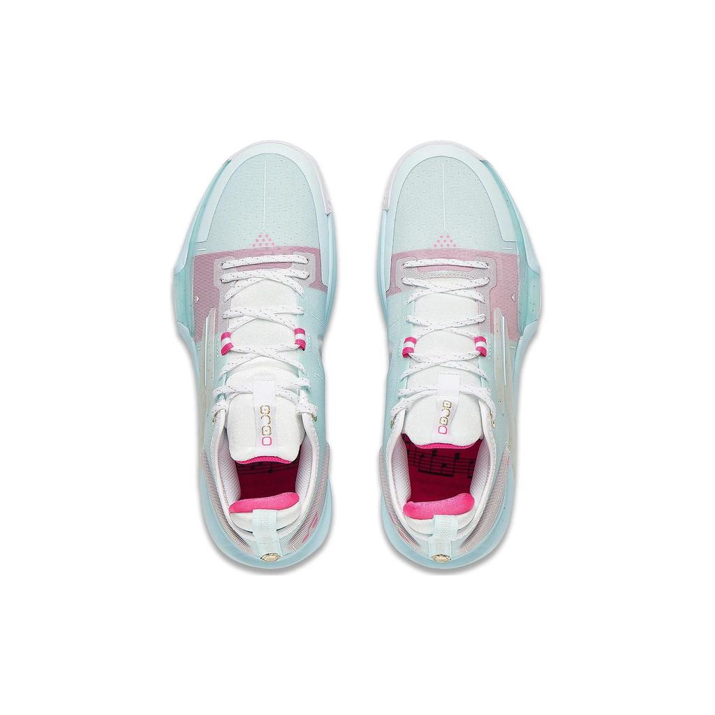 Баскетбольные кроссовки Li Ning Speed 9 Premium, удобные, универсальные, амортизирующие, прочные, с низким верхом, мужские, светло-синие, ABAT015-1