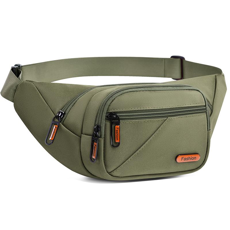 Unisex Waterproof Waist Pack - Multi-Pocket Adjustable Design for Travel/Sports/Business, Large Capacity & Anti-Slip Strap