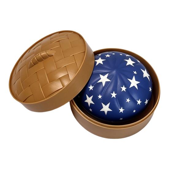 Сжимающая игрушка-булочка на пару Мягкая TPR-игрушка-антистресс Портативная забавная игрушка для снятия напряжения для детей и взрослых Офисный стол Сниматель стресса