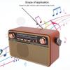 FM/AM/SW Radio Home Supplies FM/AM/SW Radio Portable USB Charging Radio Receiver for U Disk Bluetooth Memory Card Home USB Radio