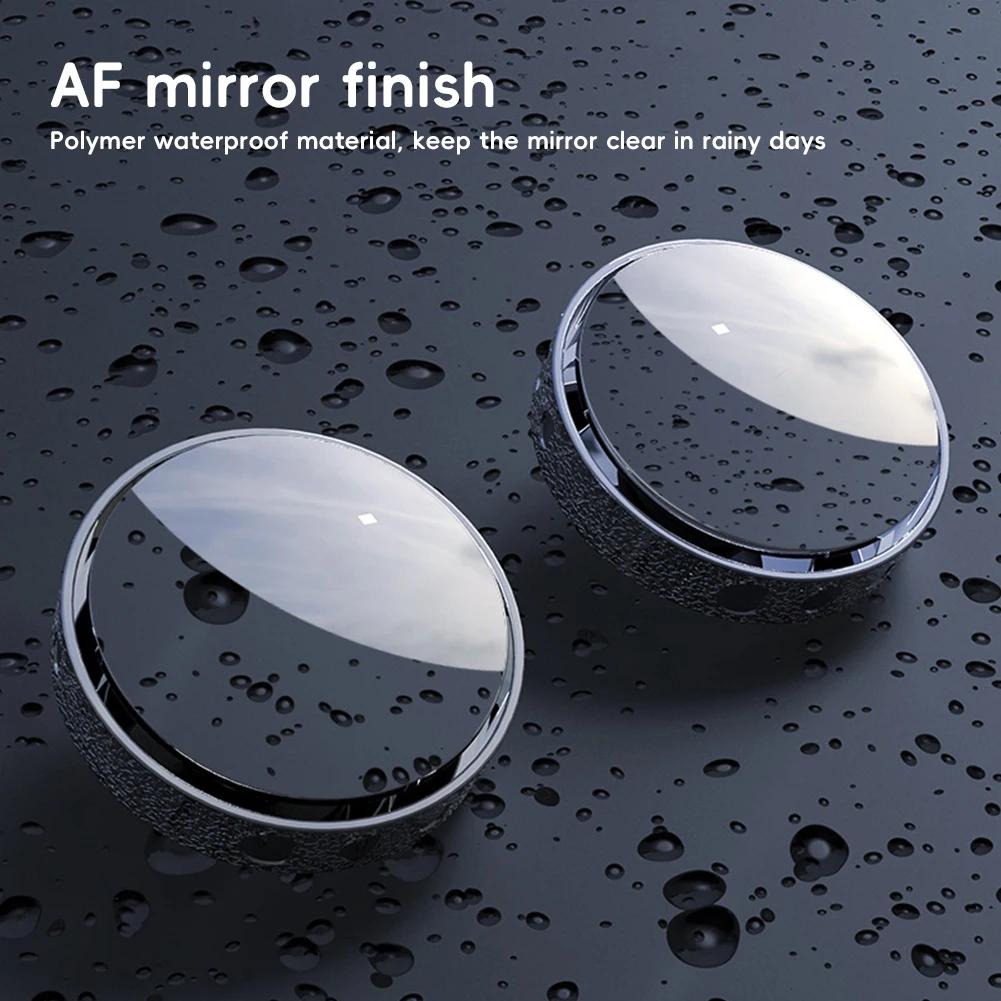 2 шт. вращающееся на 360° присоска автомобильное выпуклое зеркало для слепых зон HD широкоугольное регулируемое зеркало заднего вида дополнительное круглое автомобильные аксессуары