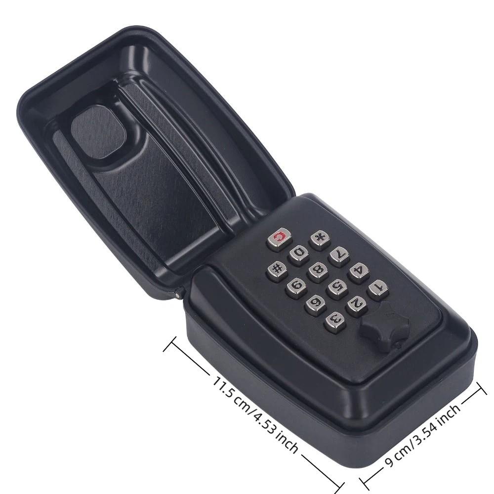 12 Digit Combination Key Lock Box Wall Mounted Security Lockbox Combination Key Box Home Use