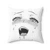 Подушка квадратная из полиэстера в стиле аниме : Фигурка Ahegao Girl Face аниме