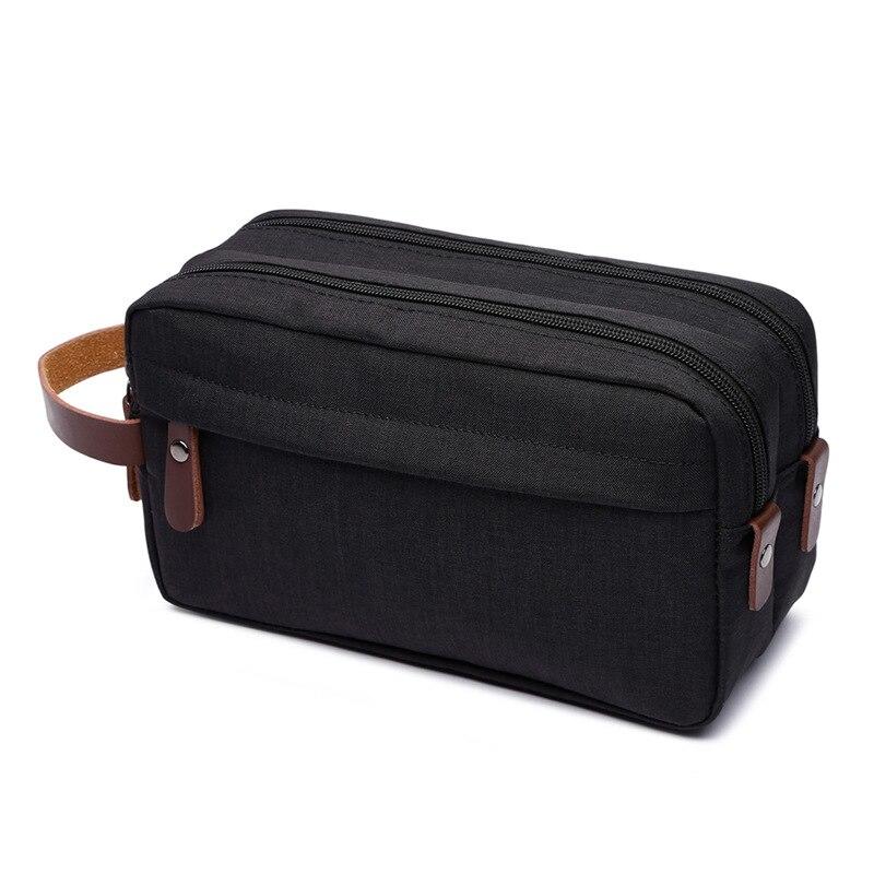 Double-layer makeup case for makeup for lightning lock large partition for cosmetics for business, polyester Travel Neceser Organizer | Cosmetics and
