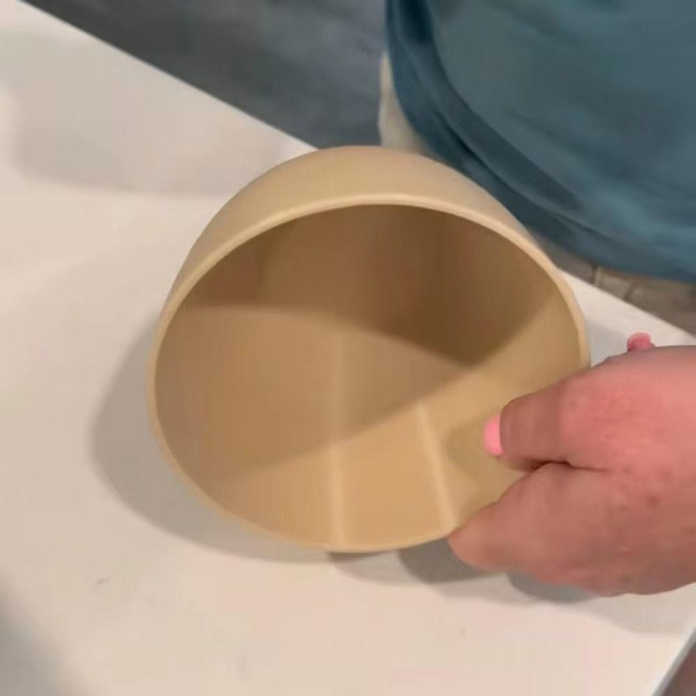 3D Printed Pistachio Bowl Round Nut Shell Storage Holder Versatile Snack Serving Bowl  Cherries