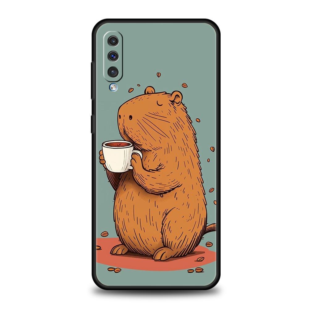 Чехол Капибара Дельфин Аниме для Samsung A56 A36 A26 A24 A12 A14 A16 A50 A70 A20E A22 A40 A34 A54 A42 A52 5G A04s A06