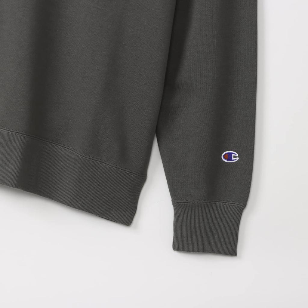 Champion Long Sleeve Crew Neck Sweatshirt with Script Logo, Basic, C8-W041Z -081-M