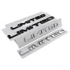 kqsdr10 1X 3D ABS LIMITED Car Body Emblem Rear Trunk Badge Sticker for Wrangler Tj Jk Jl Grand Cherokee Commander Renegade Liberty