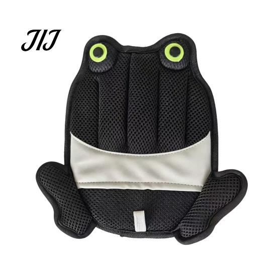 Upholstery Hair Picker 1Pc Pet Removal Glove, Electrostatic Cat Grooming Mitt, Frog Design, Soft Silicone Glove Breathable Mesh Lint for Furniture