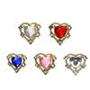 10 шт. Маникюрный декор, сверкающий, потрясающий визуальный эффект, трехмерное сердце для ногтей своими руками, красочные искусственные алмазные украшения для ногтей, принадлежности для ногтей