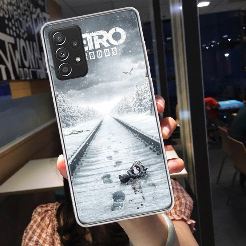 Чехол для телефона Metro 2033 для Samsung A54 A57 A37 A17 A14 A15 A12 A24 A34 A55 A35 A25 A52S A07 A05S A04S A22 A32 A72 Galaxy Note 20