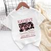 2026 Katseye Print Fashion Kids T shirt Girls New Summer Streetwear Tops Casual Baby Boys Clothes Children Short Sleeve T-shirts