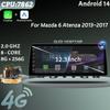 12,3 дюйма для Mazda 6 Atenza 2013-2017 Android Car Radio Multimedia Wireless Carplay Multimedia Navigation Stereo Touch Screen