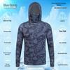 Men’s Outdoor Camouflage Sun Protection Ice Silk Sportswear with Face Covering