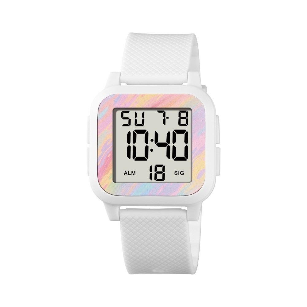 Alarm Clock Student Wrist Watch Luminous Digital Electronic Wristwatch for Boys Girls