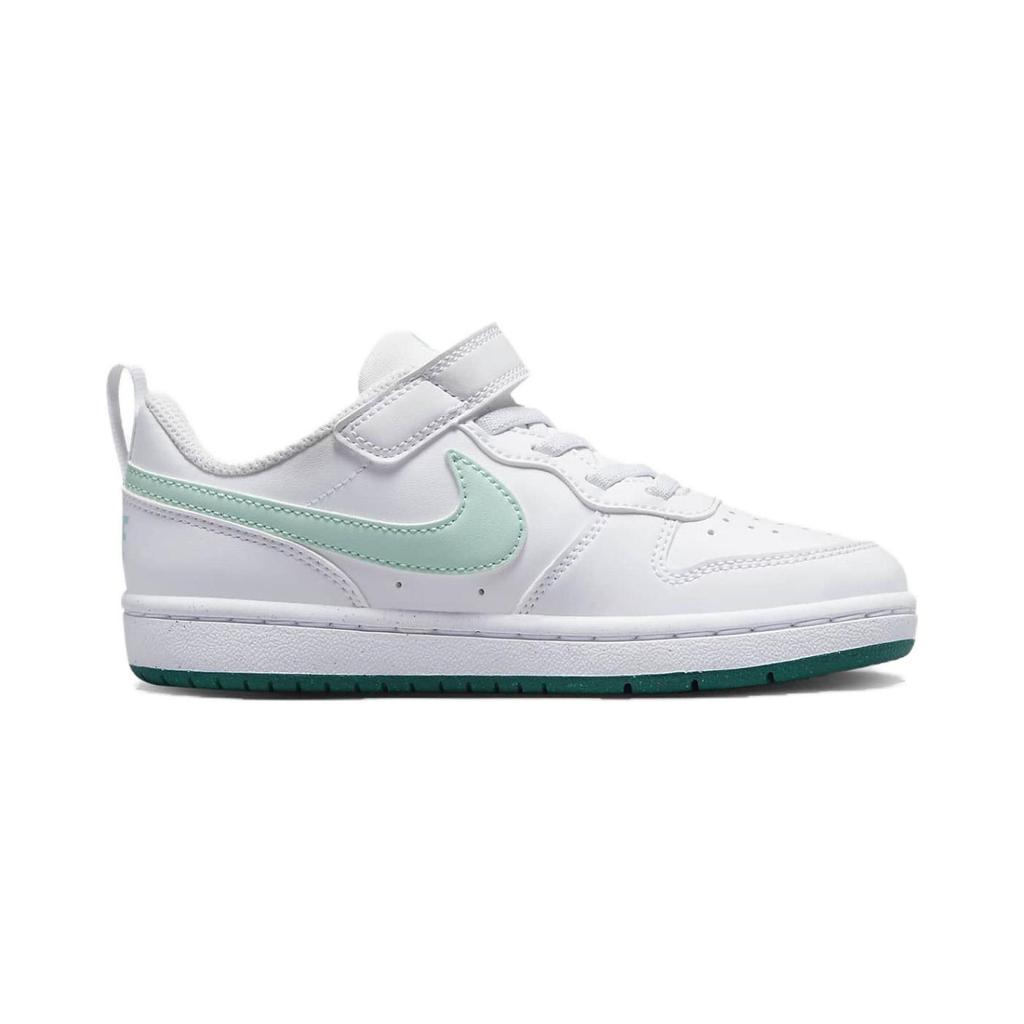 Nike Детские кроссовки Court Borough Low Recraft PS White Jade Ice Teal Geode-Teal DV5457-102