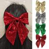 Hairpin Bow Theme Sparkling Sequins Long Ribbon Hair Clip Bright Color Lightweight