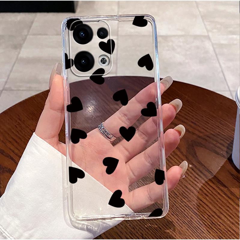 Чехол для OPPO Reno13 Reno 13 Pro 5G Роскошный Милый Сердце Кролик Забавный Чехол OPPO Reno 13 13Pro Reno13Pro 5G Прозрачный Мягкий Чехол для Телефона