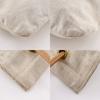 HERMES Alain GM Shoulder Bag beige canvas unisex Used