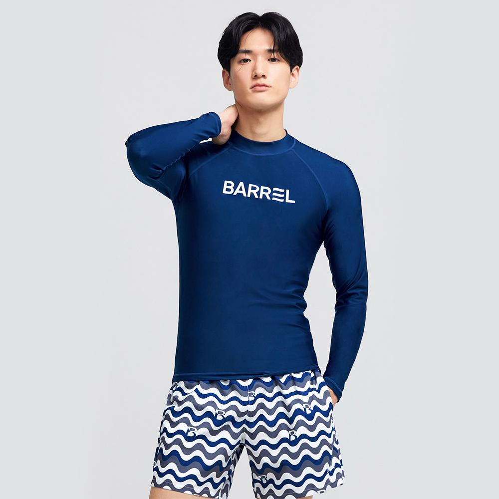 Мужская рашгард BARREL Ocean, цвет Полуночный синий (Bi2Mwrg09Mbl)
