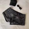 Летняя женская уличная одежда Y2k Gyaru Harajuku Fashion Grunge Vintage Coquette Low Rise 2000s Jean Shorts Denim Hot Pants Japanese