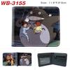 My Neighbor Totoro Coin Purse Large Capacity Full Color Print Short Card Holder Anime Wallet Leather Purse Gift 1pcs