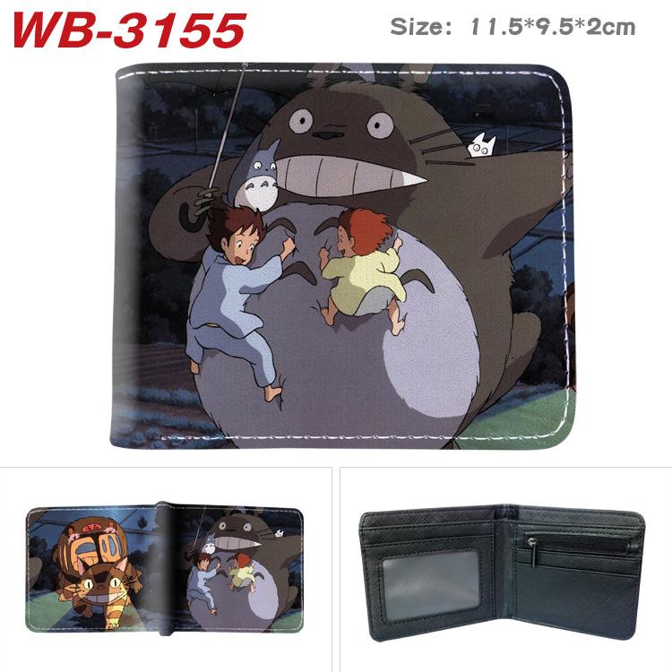 My Neighbor Totoro Coin Purse Large Capacity Full Color Print Short Card Holder Anime Wallet Leather Purse Gift 1pcs