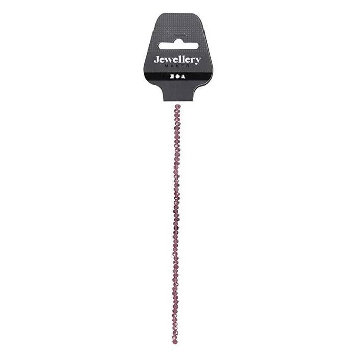 Ensemble de perles - Creotime - Violet - 4 mm - 45 pièces - Pour enfants à partir de 8 ans