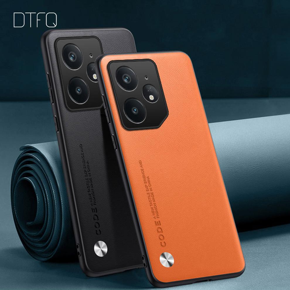 Роскошный кожаный чехол для realme GT Neo7 Coque Funda Back Cover Противоударный кожаный чехол с узором для realme GT Neo 7