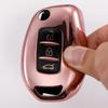 Гальванический чехол для автомобильного ключа, чехол-брелок для Renault Kadjar Captur Megane 3, символ Logan 2 Sandero 2, Dacia Duster, аксессуары для ключей