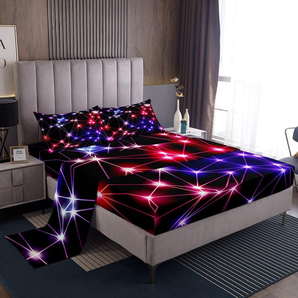 Цвет морского дна коралловый узор шапка на кровать комплект постельного белья из четырех предметов комплект постельного белья для спальни общежития