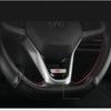 2025 Hot Car Steering Wheel Emblem Sticker Decals for Volkswagen VW Golf 8 MK8 Magotan CC Tayron X Touareg Accessories