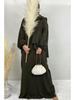 XG2057 Women's Hooded Hijab Long Kaftan Dress - Malaysia, Middle East, Dubai, Turkey