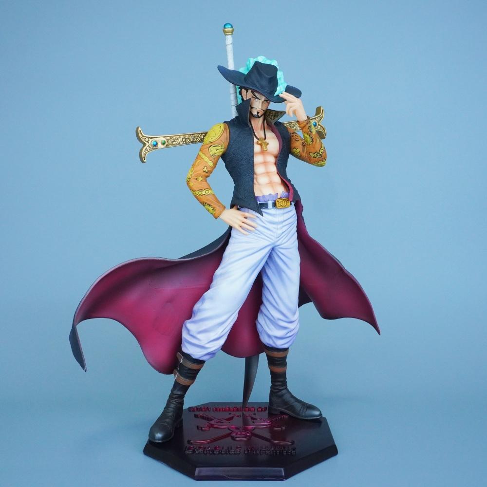 30 см/11,81 дюйма Аниме One Piece Фигурка Дракуль Михоук Фигурки Действия ПВХ Статуэтка Настольное Украшение Коллекционная Модель Игрушки Подарки Подвижная Артикулированная Масштаб