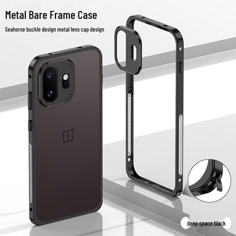Чехол для телефона OnePlus 15T Supreme Edition с металлическим каркасом, системой охлаждения и пряжкой в виде морского конька