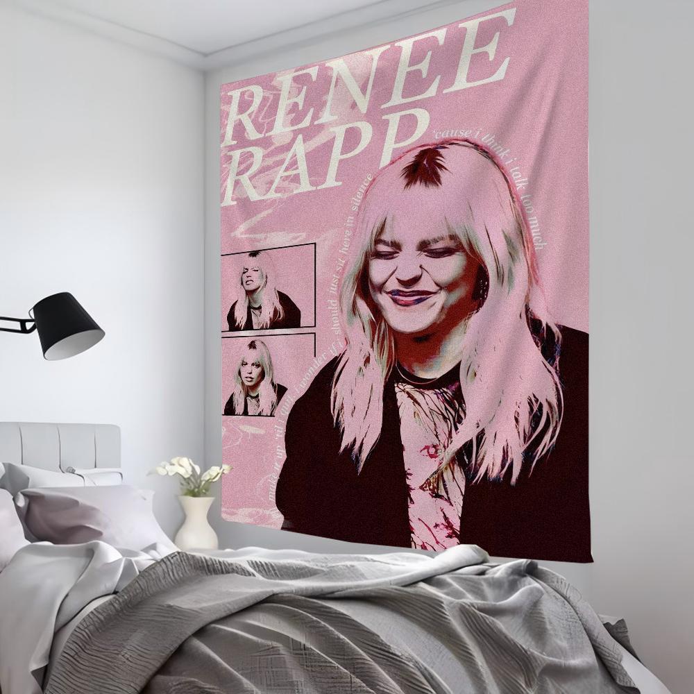 Music Albums Renee Singer RRapp Tapestry Room Decor Wall Cloth Party Hanging Background Room Decor Baby Room