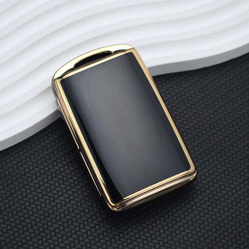 New TPU Car 4 Button Key Case Cover Shell for Mazda 3 Alexa CX30 CX-4 CX5 CX-5 CX8 CX-8 CX-30 CX9 CX-9 Protector Keyless Fob Accessories