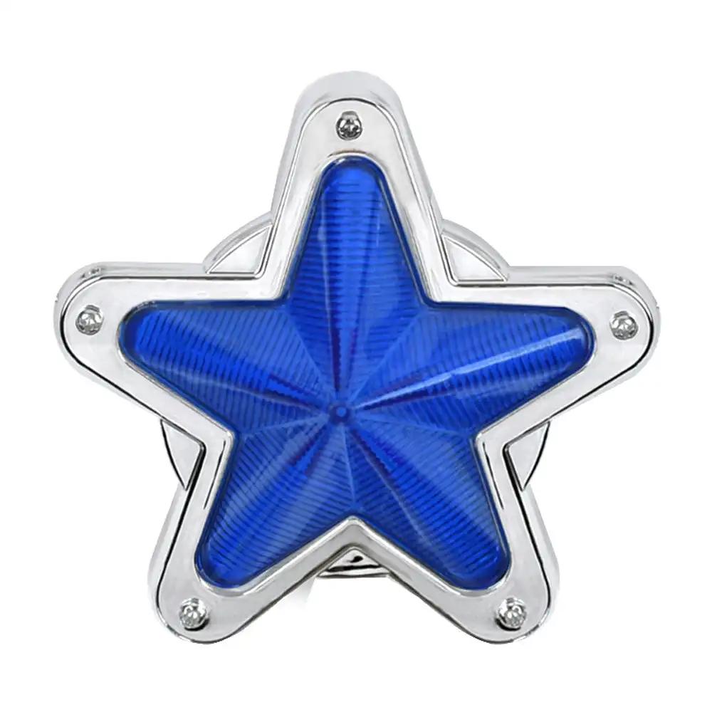 Красный габаритный фонарь в форме сердца, бабочки и звезды, указатель поворота, 24 В, светодиодный аксессуар для автомобилей, фургонов, грузовиков, прицепов, квадроциклов