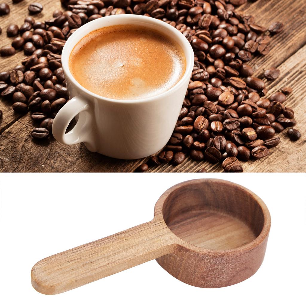 Wooden Coffee Measuring Spoon Kitchen Soup Measuring Tablespoon Tool for Coffee Beans8g