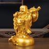 Статуя Будды Майтрейи Дом для Процветания Смеющийся Фигурка для Гостиной Украшение на ТВ-тумбу