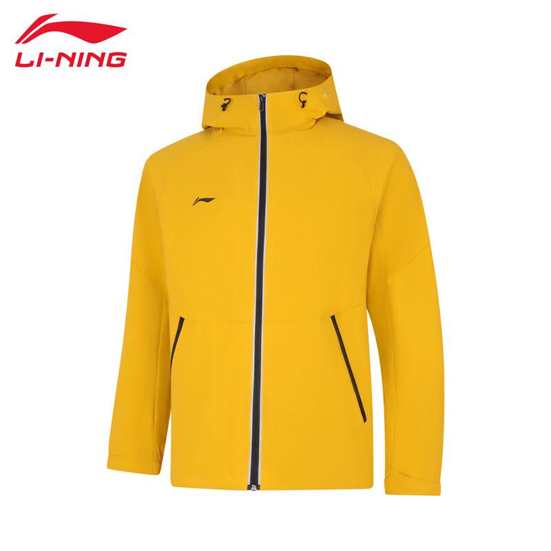 Li-Ning Мужская теплая повседневная спортивная ветровка с капюшоном 2024 AFDUA11-5