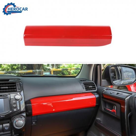 Red Co-pilot Dashboard Panel Cover Trim Decoration For 10+ 4Runner Accessories
