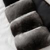 Luxury Natural Chinchilla Scarves Winter Warm Real Mink Fur Scarf for Ladies